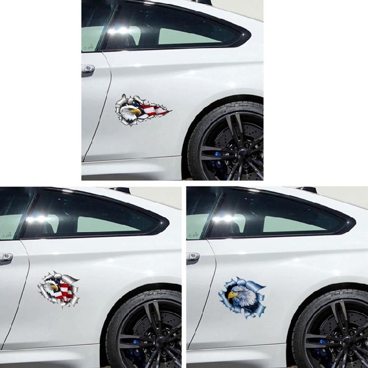 American Bald Eagle Flag Decal Reflective Sticker Waterproof Car Accessories