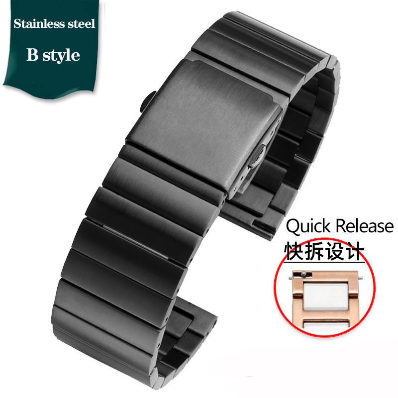 23mm Ceramic Stainless Steel Strap Watchband For Casio PROTREK Series PRW-30 PRW-50 PRW-60 PRW-70YT Waterproof Sport  Watch Band