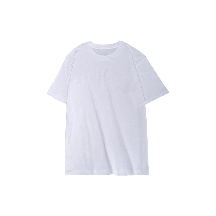 Li Ning T Shirts Men's White Crew Neck Moderate Straight Fit AHSN905-1