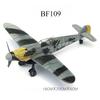 1/48 WWII Americký Corsair Mustang Britský Spitfire Hurricane Německý BF109 Stíhací letoun Plastová Sestavitelná Stavebnice Modelu Letadla Hračka