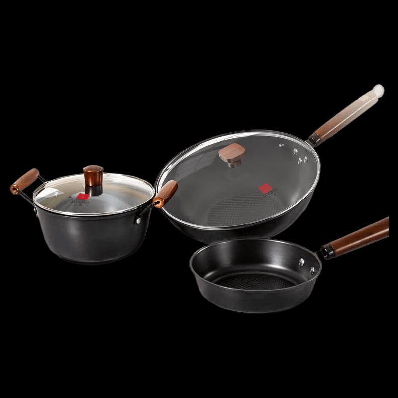 Sanhe Home Iron Cookware 3-Piece Set