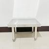 Stainless Steel Storage Rack for Workbench, Soup Pot, Fish Tank, Refrigerator, and Rice/Flour Moisture-Proof Bracket.
