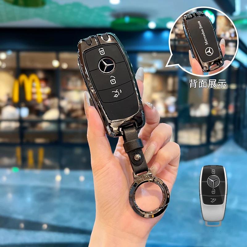 3 Button Remote Car Key Case Cover For Mercedes-Benz E C S Class E300 GLE450 A200 C300 GLC300 W213 W222 S550 S560 Key Shell AS1