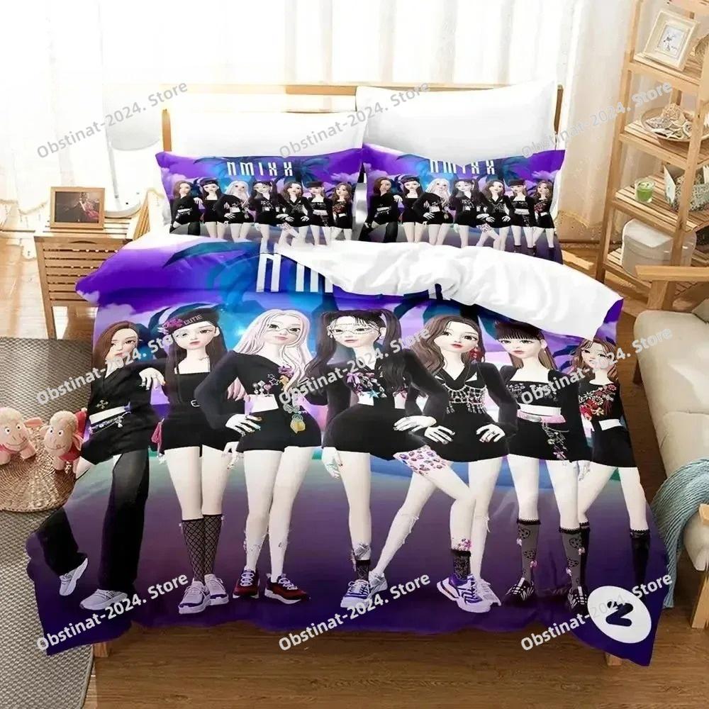 3D Print Fashion Kpop NMIXX Bedding Set Boys Girls Twin Queen King Size Duvet Cover Pillowcase Bed boys Adult Bedroom