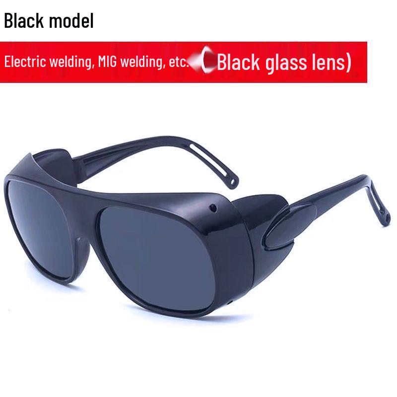 Anti-Flash Electric Welding Goggles with Flat Lens - Protective Glasses for Welders