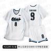 Summer Men's Adult Thin Basketball Jersey Fake Two-piece Suit Children's Adolescent Women's Running Training Jersey Quick-drying Short Sleeves