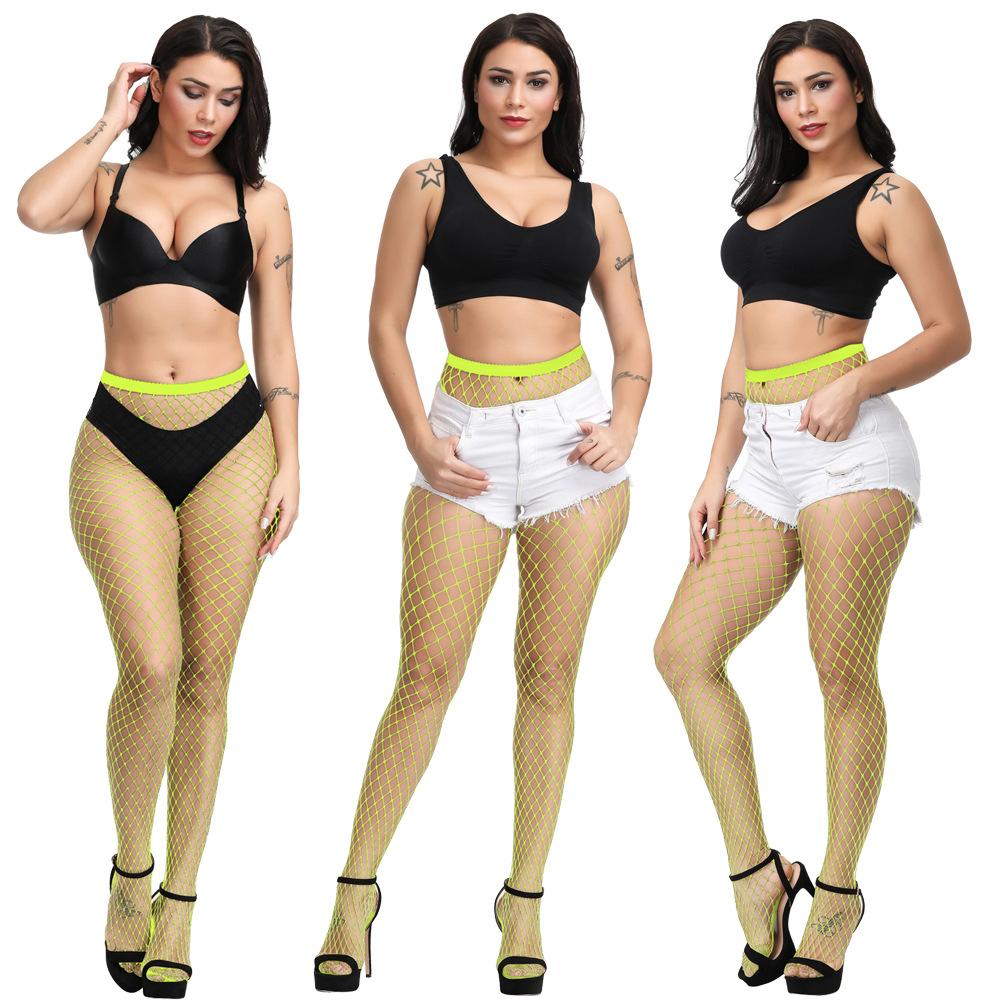 Hook up sexual fun stockings pantyhose base socks non-slip white colored mesh stockings fishmesh pantyhose