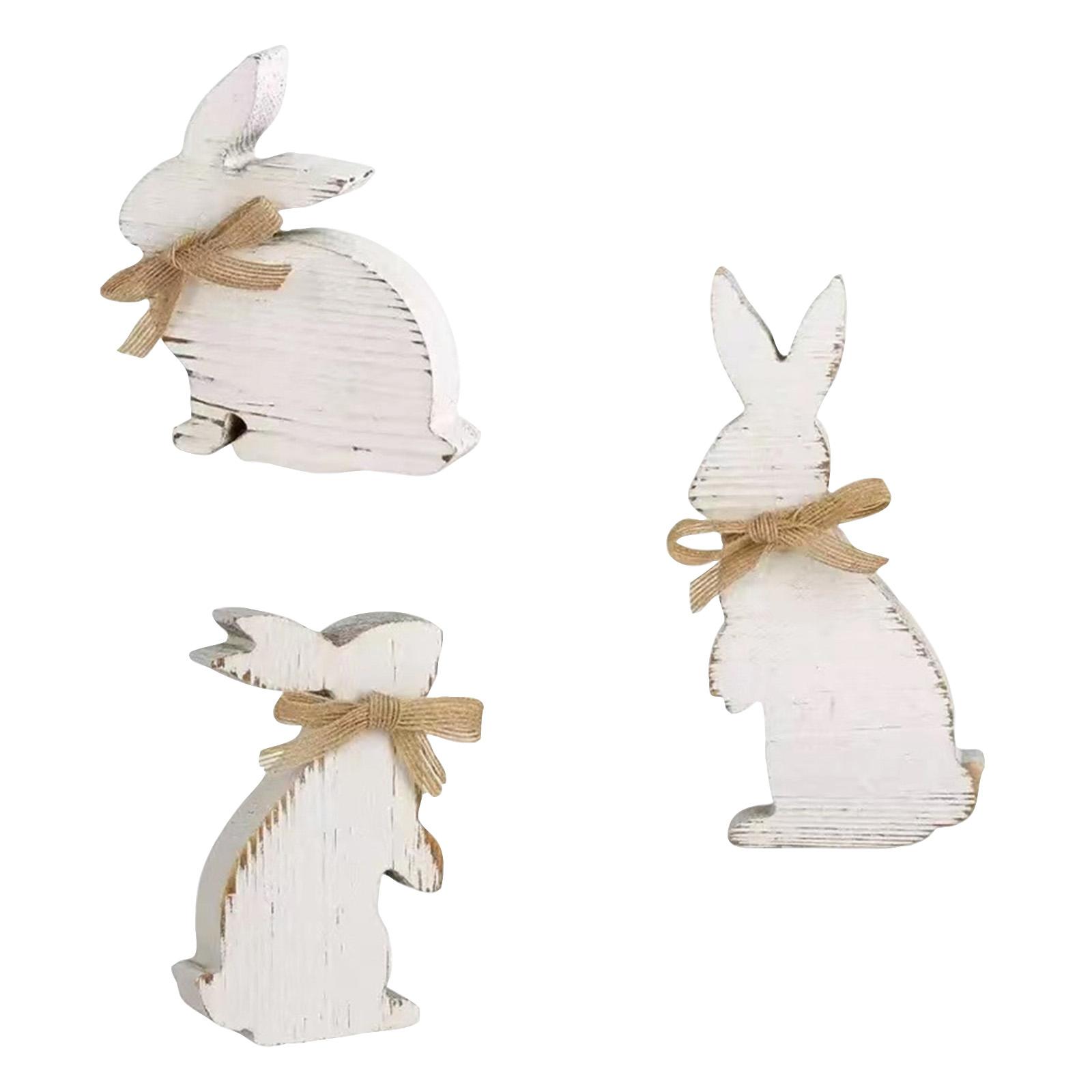 Пасхальный декор: Набор из 3-х деревенских деревянных центральных композиций со знаком, - Деревянный домашний декор, Многоярусный поднос, Винтажный подарок