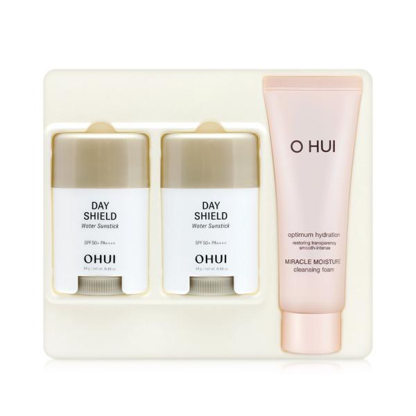 Ohui Day Shield Water Sun Stick Duo Set/Contains Moisture Essence