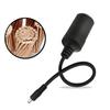 Car Charger ABS Black Male And Female Seat Transfer