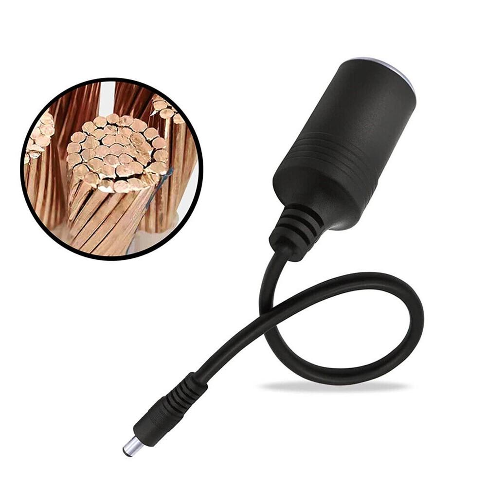 Car Charger ABS Black Male And Female Seat Transfer