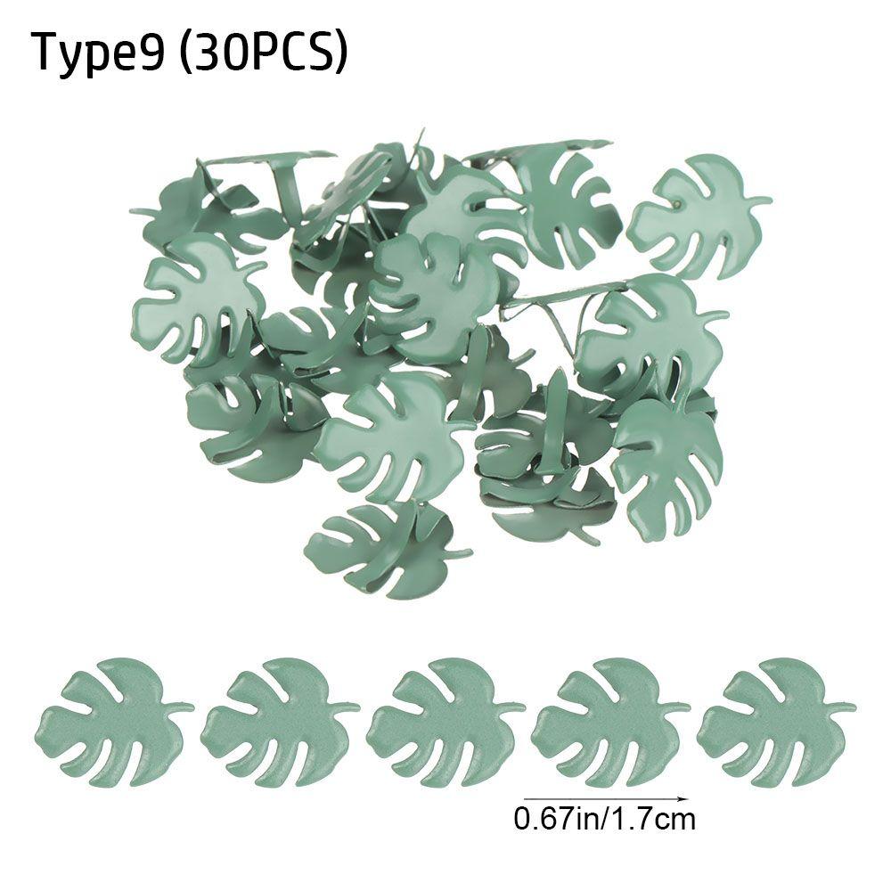 100Pcs Metal Brad Studs Spikes Plated Mini Brads Scrapbooking Embellishment Clasp Fastener DIY Photo Album Crafts Decoration