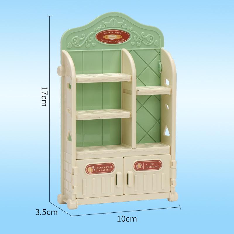 Miniature Dollhouse Supermarket & Dining Accessories Set