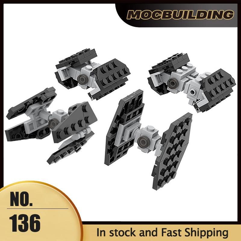 Micro Imperial Fighters MOC Building Block Republic Gunship Starfighter Spaceship DIY Assembly Bricks Children Toys Xmas Gifts