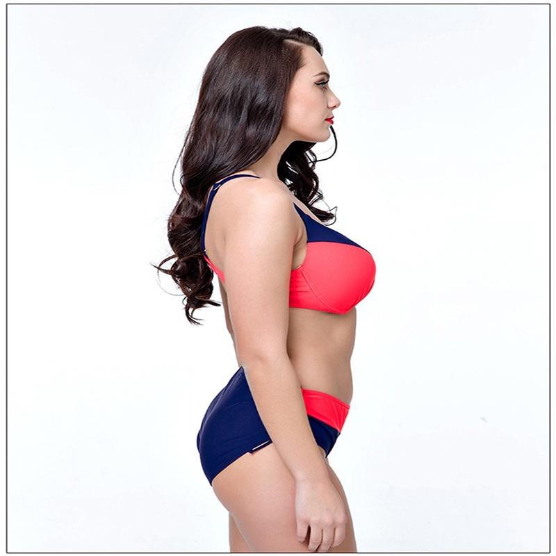 Premium Quality Fashion Women Sexy Bikini Solid Color Two Piece Split Swimsuit For Beach Fun