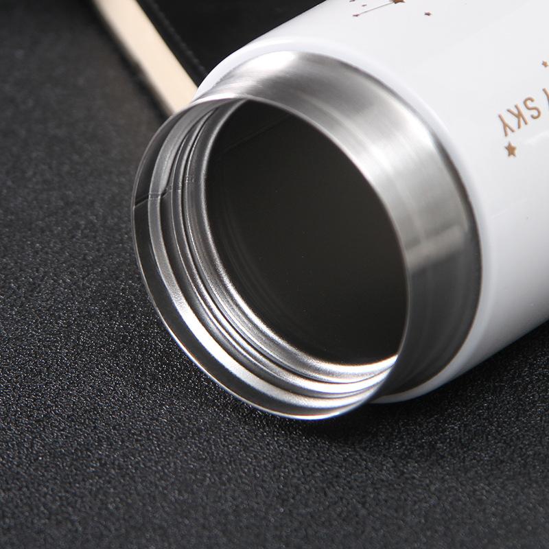 Mini Star Thermos Cup Creative Personality Male and Female Students Cute Small Capacity Water Cup Couple Stainless Steel Handy Cup