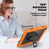 For iPad Air 13 (2025)/(2024) Case PC+Silicone Dust-Proof Tablet Cover with PET Screen Protector/Shoulder Strap