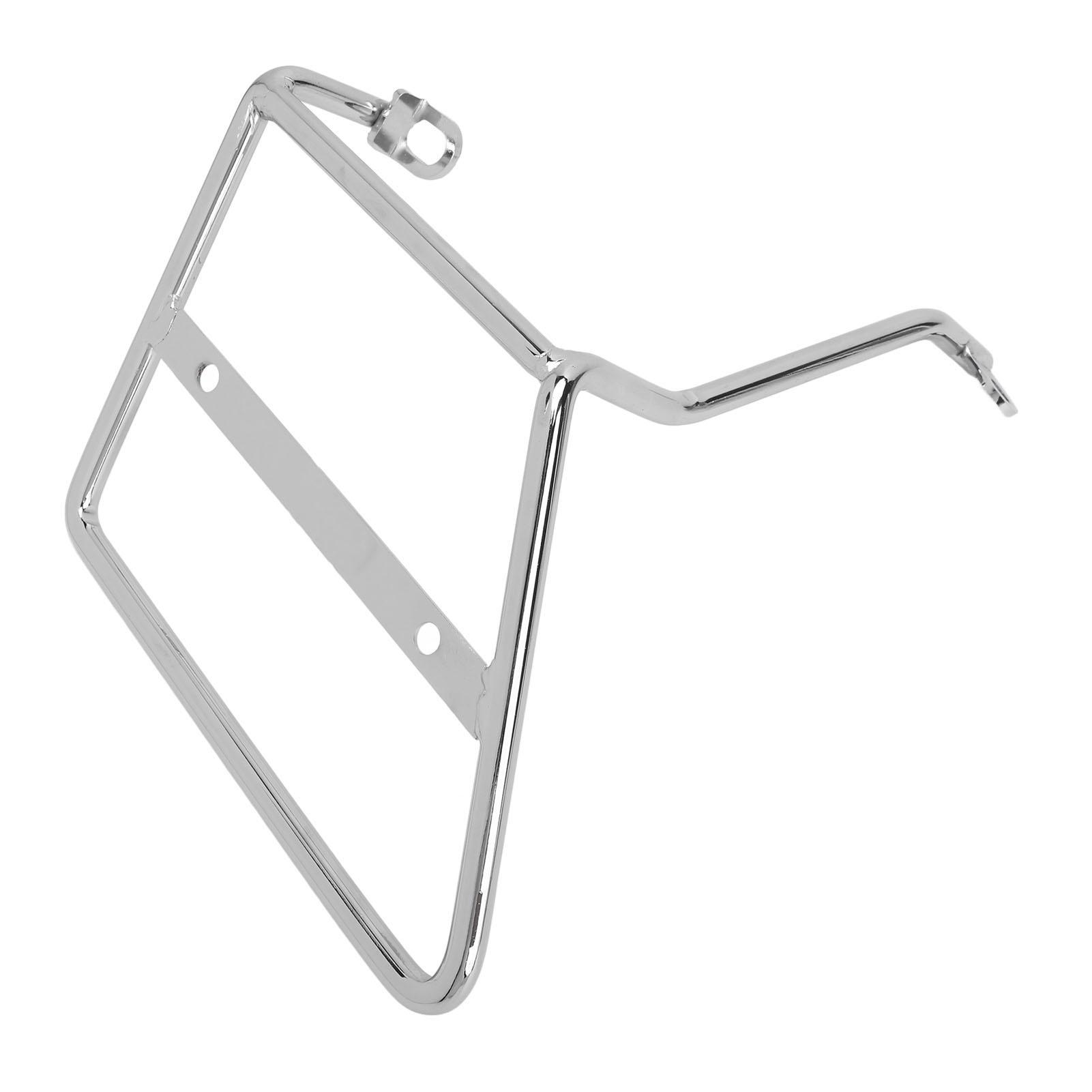 

Motorcycle Left Side Saddle Bag Rack 9mm Electrosilvering Iron Side Luggage Carrier Support Rack for DAX 125 ST125