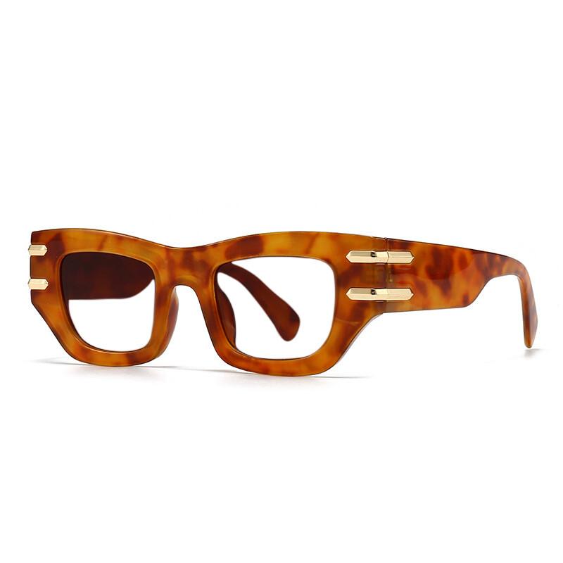 Thick Frame Anti Blue Light Computer Glasses For Women Men Luxury Brand Cat Eye Reading Glasses Unisex Prescription