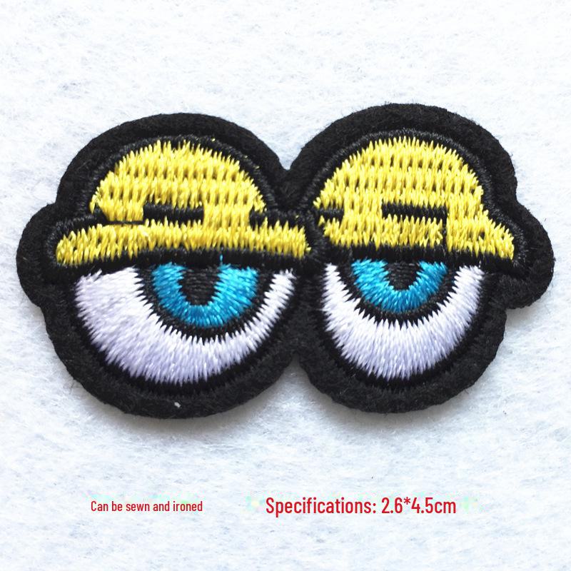 Cartoon Embroidery Patch Set for Clothing: Jeans, Down Jackets, and Repair