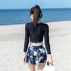 Fruitry Damen Crop Rash Guard Set Rock Badeanzug Monokini M 2XL