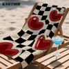 Twisted Hearts Oversized Microfiber Beach Towel Sand Proof Quick Dry, Absorbent for Swimming Pool Travel Camping