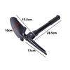 Foldable Portable Camping Shovel Outdoor Survival Engineer Shovel Multifunction Military Tactical Shovel Garden Hoe Digging Tool