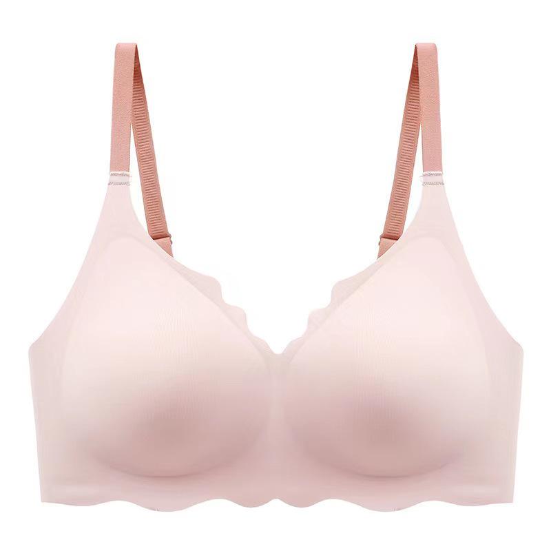 Crystal Jelly Seamless Wire-Free Bra - Sexy Gathering Design