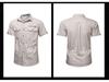 Men's Summer Military-Style Cotton Short-Sleeve Shirt - Casual, Lightweight, Multi-Pocket, Plus Size Workwear
