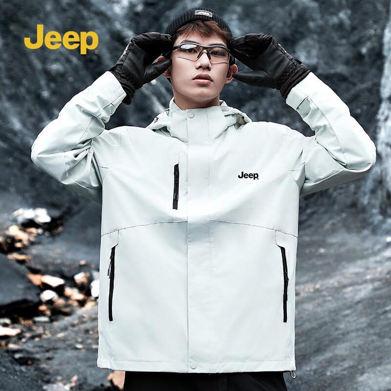 

Jeep Outdoor Unisex Fall/Winter Couple Jacket P843MWJ340 L
