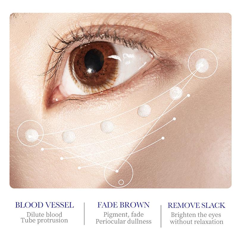 Sadoer Crème contour des yeux anti-rides au collagène Crème contour des yeux hydratante et hydratante