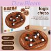 Gioco di scacchi Logic Track per bambini, per interni ed esterni, rompicapo, gioco interattivo per due giocatori