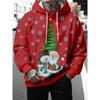 Autumn and Winter Men's 3D Printed Hooded Christmas Dress Up Hoodies & Sweatshirts (men’s)