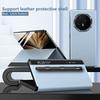 Lychee Leather Smart Wake & Sleep Magnetic Leather Stand Phone Case For Honor Magic V 5 Magic V5 Camera Protection Cover