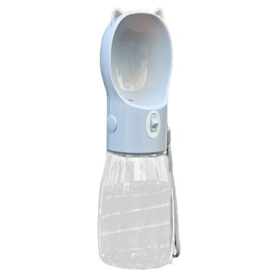 

Портативная бутылка с изогнутым горлом, 550 мл, сегментированная, для хранения воды и еды для домашних животных, герметичная бутылка для воды для путешествий, Ues, товары для домашних животных L серый