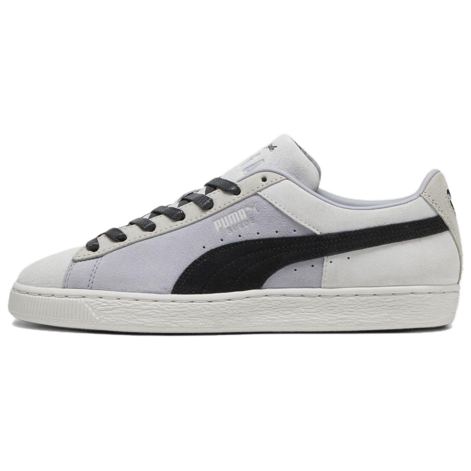 Puma Suede Iconix Unisex Silver Mist Black 395782-02 EU 43