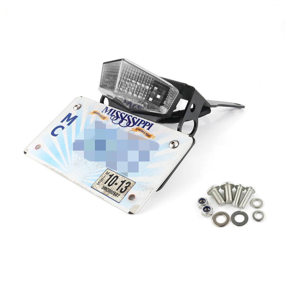 Kennzeichenhalter mit LED-Licht für Honda CRF250L CRF250M 2013-2022 CRF250 Rally 2017-2022 Fender Eliminator