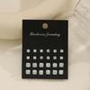 Minimalist Zirconia Round & Square Stud Earrings for Women – Casual Fashion Jewelry Set