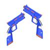 Secure and  ABS Gaming Handle VR Gaming Shooting Grip for Q 3 Virtual Reality Shooting Controller Blue