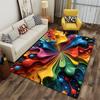 3D Colorful Abstract Splash Art Pattern Living Room Carpet Rug Suitable for use as an anti-slip for living room bedroom sofas
