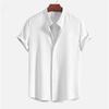 Men’s Short Sleeve Solid Casual Shirt