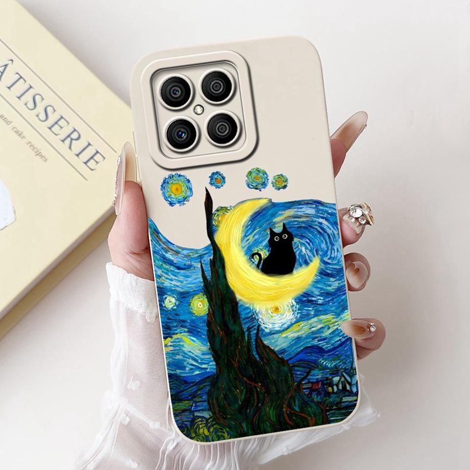 Lens Protective Case For Honor X8 TFY-LX1 TFY-LX2 TFY-LX3 Fashion Painted Soft Silicone Cover For HonorX8 X 8 4G Phone Cases
