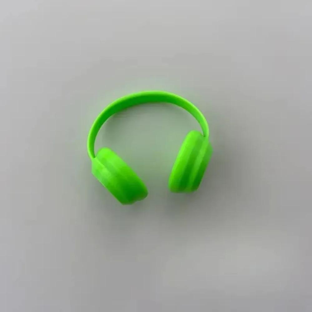 

Clothes Outfit 17cm Labubu Earphone Macaron Color Doll Earphones Doll Headphones 10cm Cotton Doll зелёный