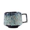 Retro Style 175ml Ceramic Coffee Cup with Handle for Home or Office