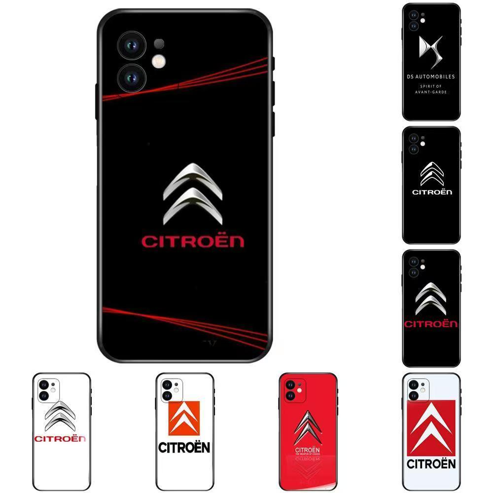 Měkký TPU kryt na telefon pro Citroen pro iPhone 16 15 14 13 12 Pro Oficiální kryt Apple pro iPhone 16 Plus 12 13 14 15 16 17 Pro Max