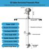 50 Gallon Aluminum Alloy Pneumatic Lift Mixer