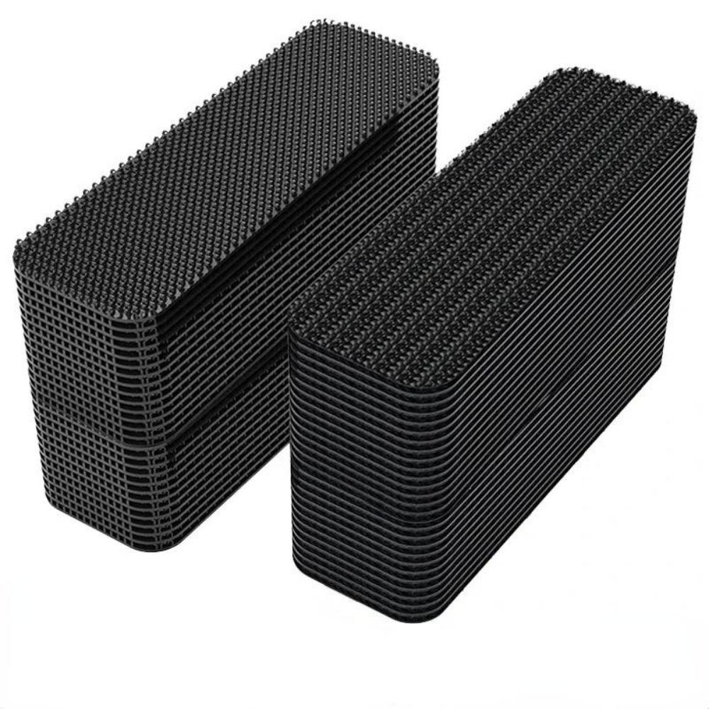 

Двусторонние клейкие крепежные наклейки для ковров, коврик для приборной панели, фиксированная нашивка для домашнего пола, противоскользящая лента, наклейка 1.6*7cm 1PCS