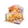 LED Light Miniature Dollhouse Kit Furniture Included Craft Dollhouse  Hobbyists