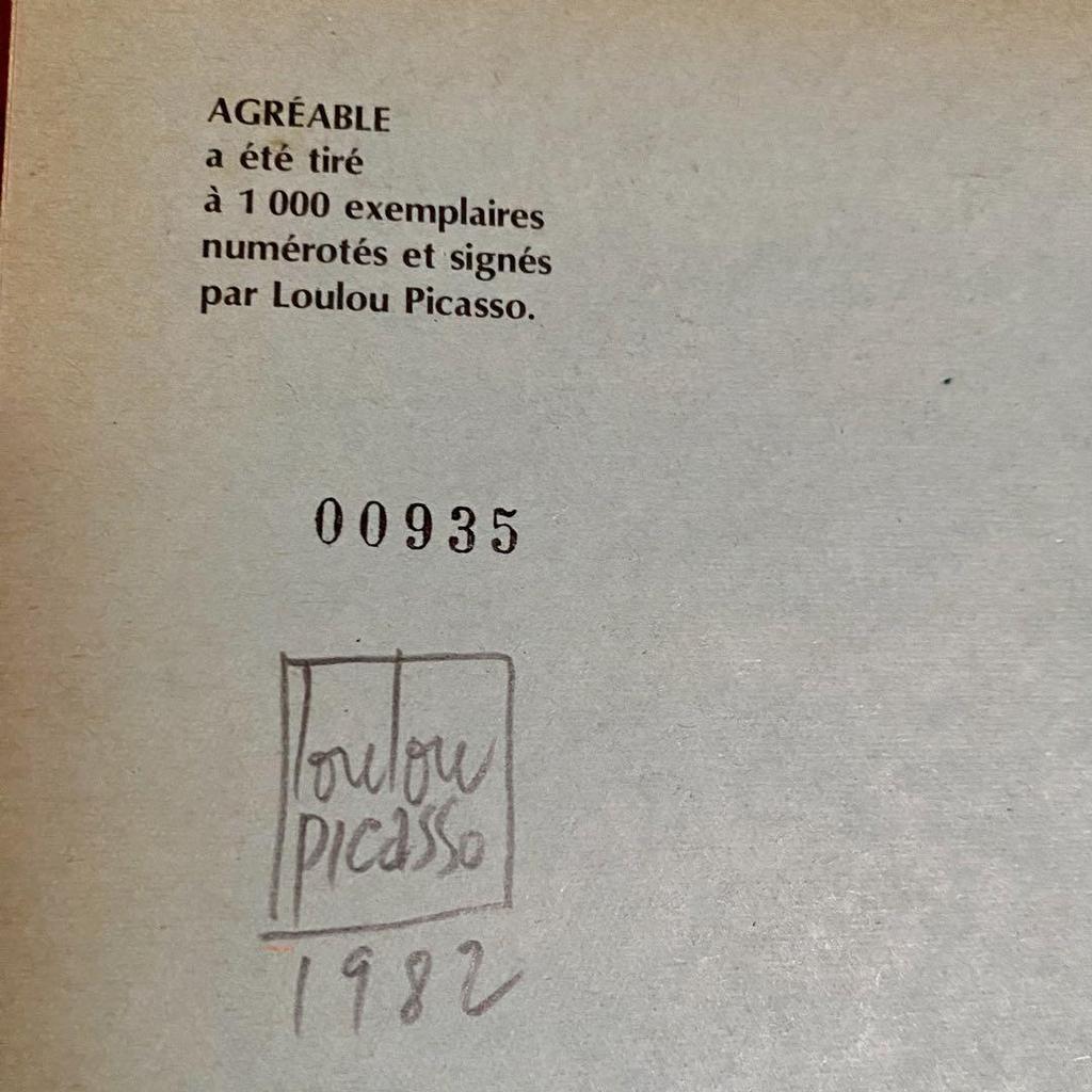 [USED] AGREABLE Loulou Picasso Limited to 1000 copies
