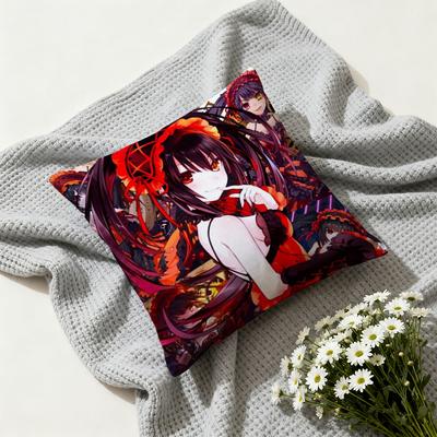 Anime Decorative Pillows Cute Tokisakis Kurumis Personalized Gifts 1Pc Cushion Cover Home Decor Items Cushions Covers Pillow